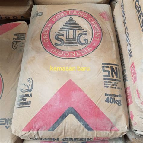 Jual SEMEN GRESIK PCC 1SAK 40KG Shopee Indonesia