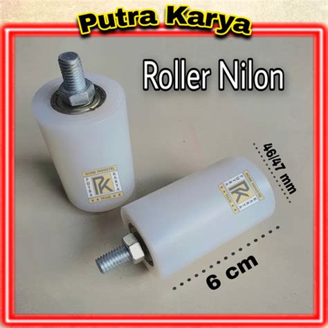 Jual Roda Nilon Roller Besar Ukuran Cm Bearing Pintu Pagar Besi