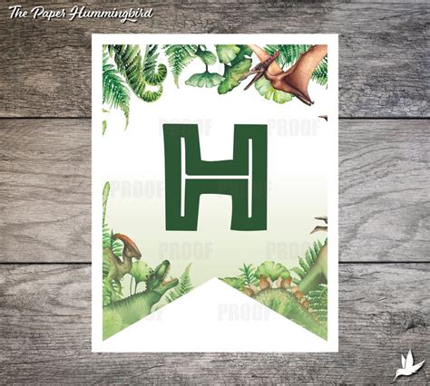 Jurassic World Birthday Banner Jurassic Park Birthday Banner Etsy