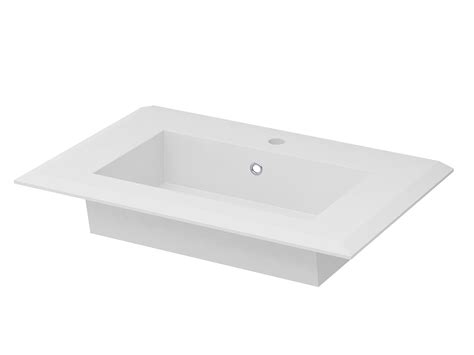 Mobile Bagno Lux L Cm Sospeso Con Cassetti E Lavabo Unitop In