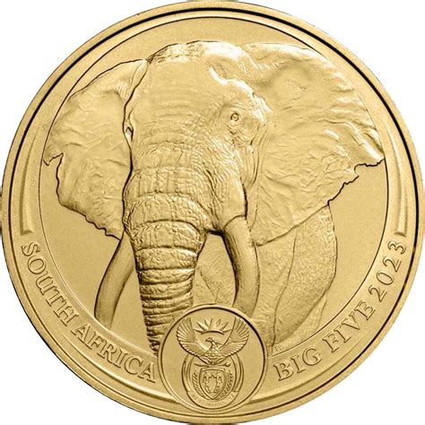 S Dafrika Big Five Ausgabe Elefant Oz Gold