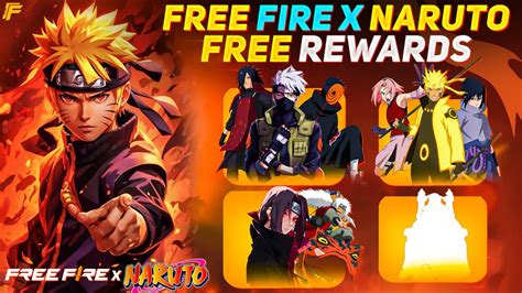 Free Fire X Naruto Free Rewards Free Fire India Collab With Naruto