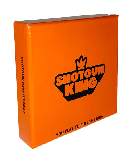 Shotgun King Card Game For Game Night Parties Camping Waterproof Playing Cards And Tool