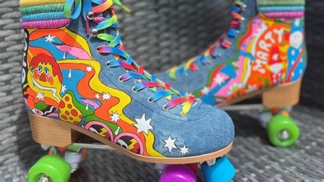 Look At These Psychedelic Krofft Themed Roller Skates Boing Boing