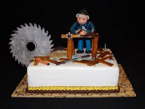 Carpenter Cake With Pipicake Asztalos Torta Cool Birthday Cakes