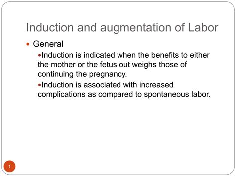 Induction And Augmentation Of Laborppt Free Download