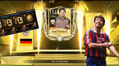 OH NO NO NO I GOT MATTHAUS 114 TOTS PRIME ICONS FIFA MOBILE 23 How