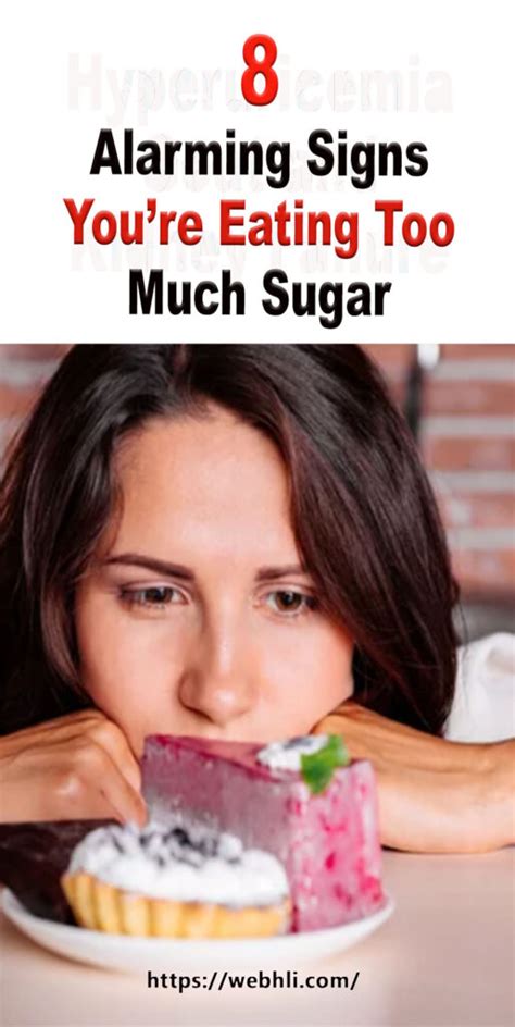 8 Alarming Signs Youre Eating Too Much Sugar Healthy Lifestyle