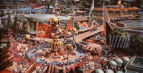 Eric Heschong Disneylands New Tomorrowland Artwork Tomorrowland 98