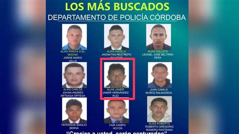 Córdoba Policía Reportó La Captura De Uno De Los Más Buscados En El Departamento