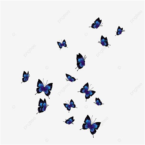 Glow Butterfly Png Transparent Beautiful Glowing Blue Butterfly