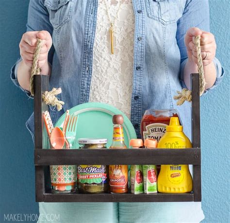 Easy Diy Condiment Caddy Ideas For Bbqs Home Trends Magazine