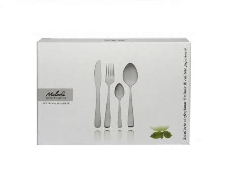 Set Tacamuri Premium Inox 24 Piese Pentru 6 Persoane Malooki