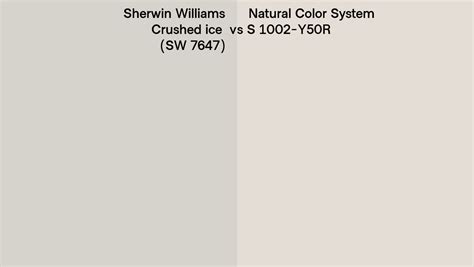 Sherwin Williams Crushed Ice Sw 7647 Vs Natural Color System S 1002