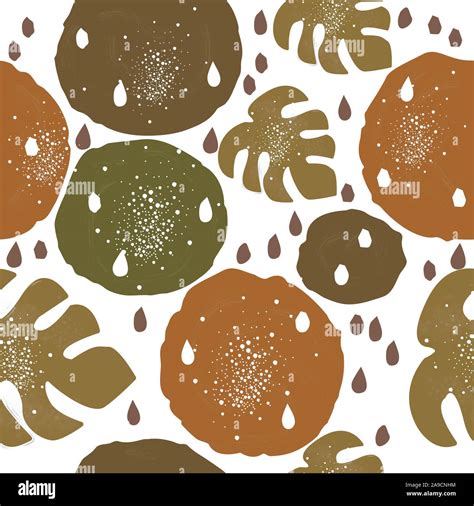 Terracotta Abstract Seamless Pattern Modern Digital Design Modern