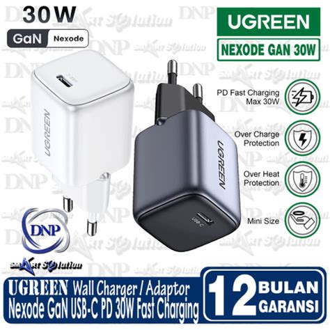 Promo UGREEN Kepala Charge Nexode GaN 30W PPS PD QC Fast Charging