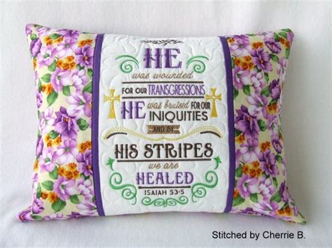 Isaiah Pillow 7×11 · Omas Place Machine Embroidery Designs