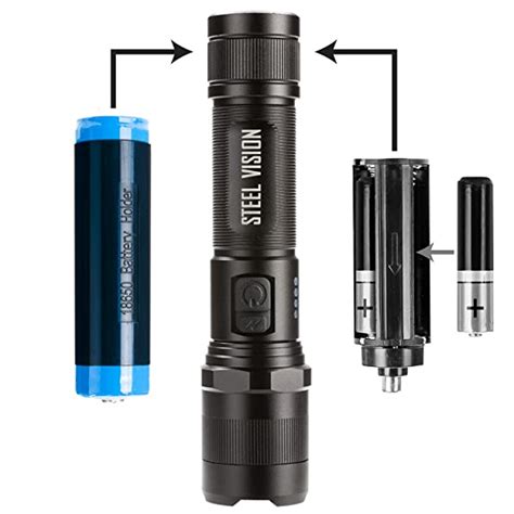 1000 Lumen Rechargeable Flashlight with Switch Out - FO-2LDP-59U6 ...