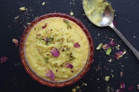 Kesar Ki Phirni Indian Recipes Maunika Gowardhan