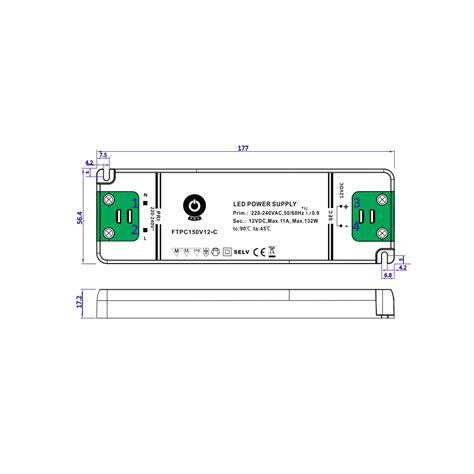 Zasilacz LED napięciowy w kompaktowej obudowie 24V 6 25A 150W