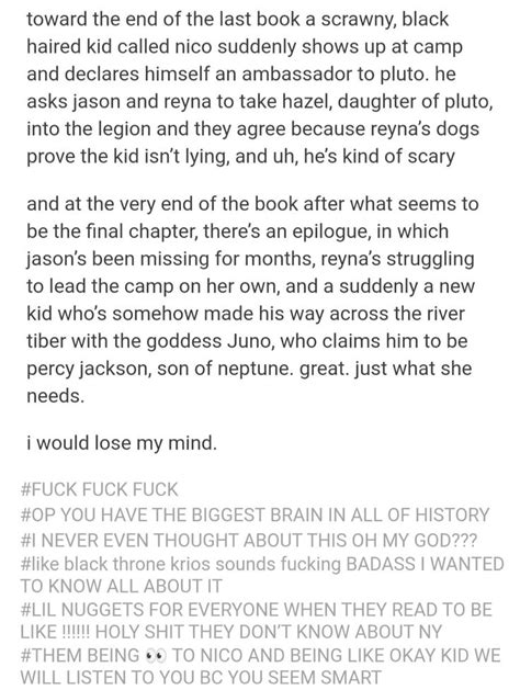 Tumblr Textpost Featuring Jason Grace Reyna Avila Ramirez Arellano