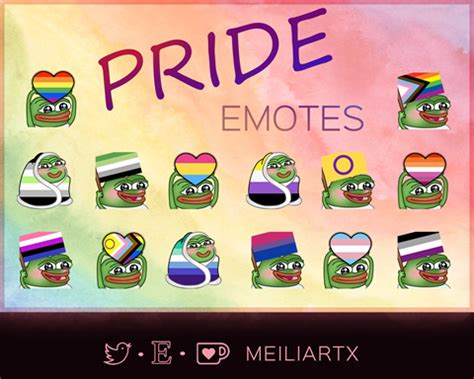 FREE PRIDE EMOTES Any Proceeds Will Be Donated To National Center For