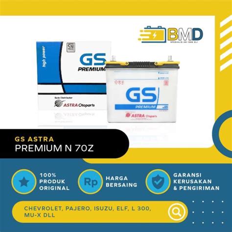 Promo Diskon Aki Mobil Gs Astra Premium N Z Untuk Elf L Mu X Dll