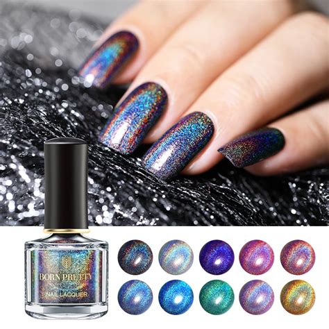 Born Pretty Ml Deluxe Holographic Nail Polish Laser Glitter Nail