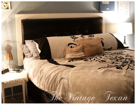 The Vintage Texan DIY Tufted Vinyl Headboard