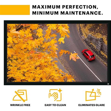 Kodak 120” Projector Screen 160° Angle Fixed Frame Projector Screen