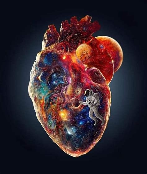 Pin by Javier Tavera Mejìa on Astronauta | Anatomical heart art, Heart ...