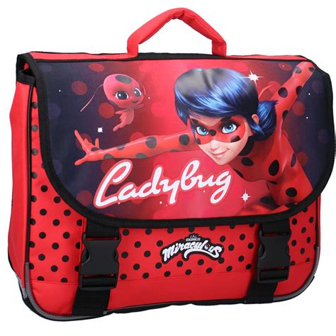 Cartable Ladybug Miraculous Impression 38 CM Haut De Gamme