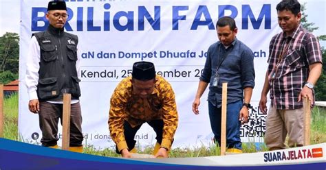 Gandeng Dompet Dhuafa Jateng YBM BRILiaN Bangun Sentra Ternak Di