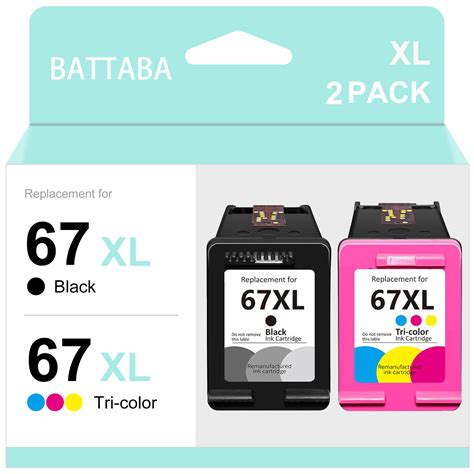 67xl Ink Cartridges For Hp Ink 67 67xl For Hp Deskjet 2700 2700e 2755e 2755 4155e 4155 Envy