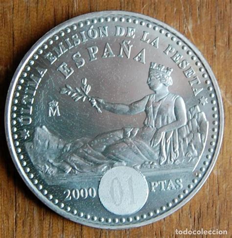 España 2001 2000 pesetas última emisión de l Vendido en Venta