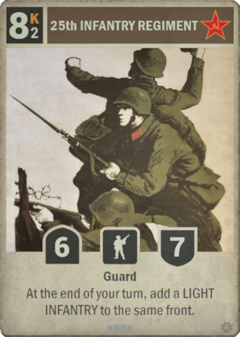 25th Infantry Regiment Kards The Wwii Ccg Wiki Fandom