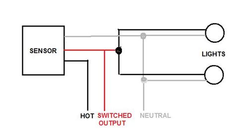 Wiring A Motion Sensor Light Diagram