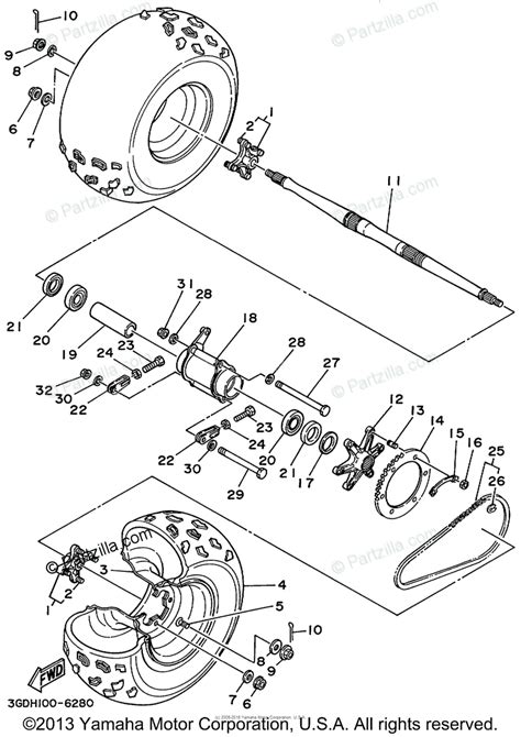 Yamaha Atv Parts Diagram - Hanenhuusholli