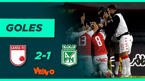 Santa Fe Vs Nacional 2 1 Copa BetPlay Dimayor 2021 Cuartos De