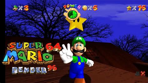 Super Mario 64 Hd Remaster Luigi Gameplay 2023 Render96 Youtube