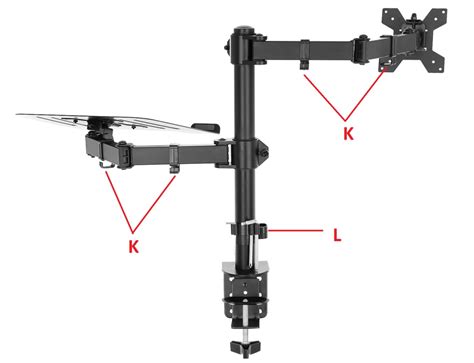 Biurkowy Uchwyt Do Monitora I Laptopa VX 141 VETOUSON