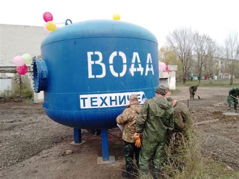 У Лисичанську окупанти “урочисто” відкрили бак з водою (Фото) | SD.UA