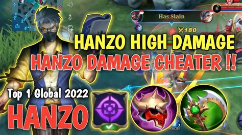 Hanzo High Damage Serasa Cheater Hanzo Top Global Hanzo