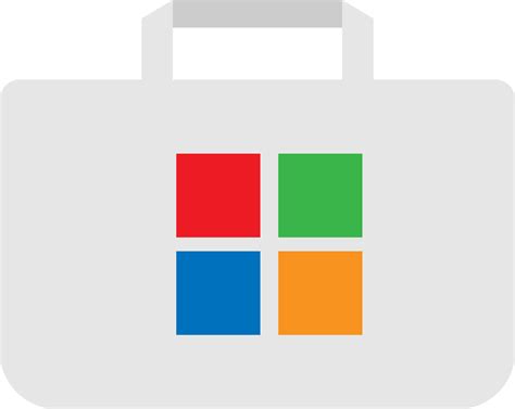 Microsoft Store Vector Icon - [Free Download] - (SVG and PNG)