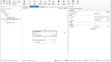 Deserialize Json Array In Uipath Read Values From Json Array For Each And Using Index