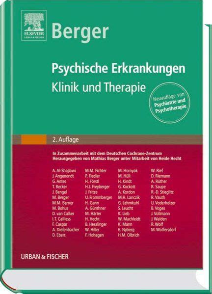 Berger Psychische Erkrankungen Klinik Und Therapie Unter