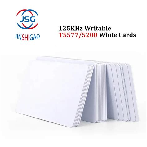 10PCS Rewritable 125KHz RFID T5577 5200 EM4305 Blank Card Smart Access