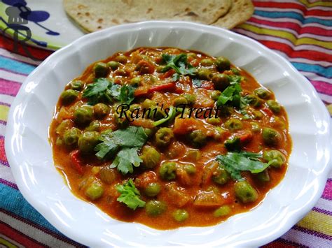 Ranis Treat Green Peas Masala Matar Masala