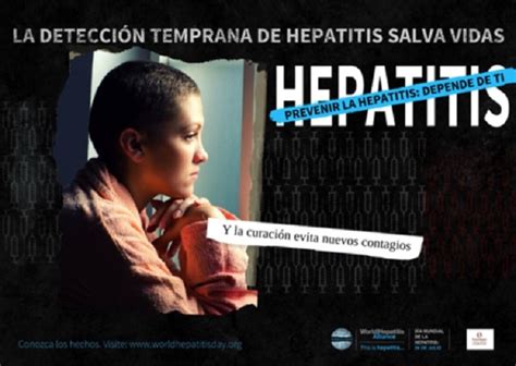 Prevenir la hepatitis depende de ti este martes en el Día Mundial de