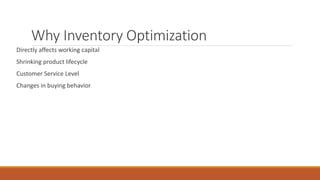 Inventory optimization techniques | PPT